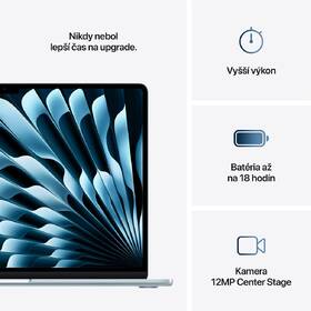 Notebook Apple 15" M4 10× GPU, 16GB, 512GB - nebesky modrý SK 

 obrázok produktu 9 z 10