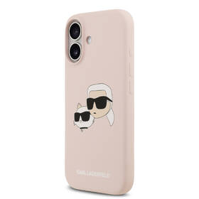 Kryt na mobil Karl Lagerfeld Liquid Silicone Double Heads MagSafe na Apple iPhone 17 ružový

 obrázok produktu 2 z 7