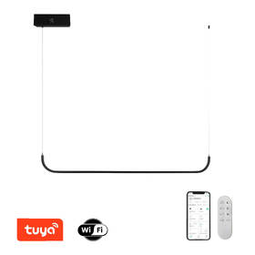Závesné svietidlo IMMAX NEO LITE PATTINI SMART, 120cm, 26W, BEACON, Wi-Fi, Tuya čierne

 obrázok produktu 2 z 11