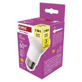 LED žiarovka EMOS Classic reflektor, 7 W, 806lm, E14, teplá biela 

 obrázok produktu 5 z 13