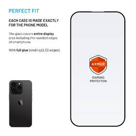 Tvrdené sklo FIXED Armor s Anti-dust aplikátorom na Apple iPhone 14 Pro čierne

 obrázok produktu 2 z 11