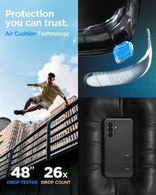 Kryt na mobil Spigen Tough Armor - Samsung Galaxy A57 5G čierny

 obrázok produktu 11 z 15