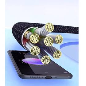 Kábel Celly magnetický USB-C/USB-C, 60 W, 2 m čierny

 obrázok produktu 4 z 6