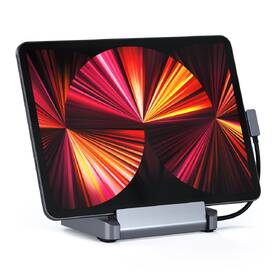 USB Hub Satechi Aluminium Stand & Hub pro iPad Pro (USB-C PD 60W, HDMI ,USB-A, SDcard, 3.5mm) - Space Grey 

 obrázok produktu 3 z 5
