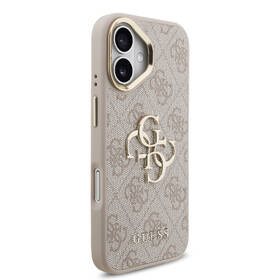 Kryt na mobil Guess PU Leather 4G Metal Logo Gold Frame MagSafe na Apple iPhone 17 ružový

 obrázok produktu 3 z 7