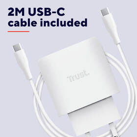Nabíjačka do siete Trust MAXO 45W GaN, USB-C biely

 obrázok produktu 14 z 14