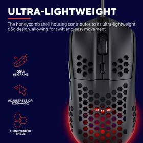 Myš Trust GXT 928 Helox Lightweight Wired čierna

 obrázok produktu 4 z 10