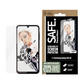Tvrdené sklo PanzerGlass Ultra-Wide Fit na Samsung Galaxy A26 5G s instalačním rámečkem 

 obrázok produktu 2 z 3