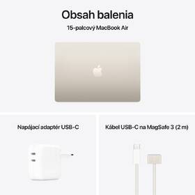 Notebook Apple 15" M4 10× GPU, 16GB, 256GB - hviezdne biely SK 

 obrázok produktu 10 z 10
