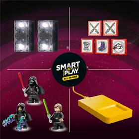 Stavebnica LEGO® Star Wars™ 75427 SMART Play™: Súboj v trónnej sieni a A-Wing™ 

 obrázok produktu 4 z 8