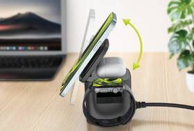Nabíjačka do siete Mobile Origin 100W, Qi2 25W Foldable Charger PW37, MagSafe čierna

 obrázok produktu 9 z 16