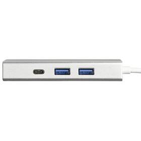USB Hub Hama USB-C/2x USB, USB-C, Jack 3,5mm strieborný

 obrázok produktu 1 z 5