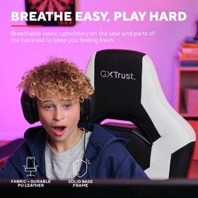 Herná stolička Trust GXT 703W RIYE biela

 obrázok produktu 6 z 9
