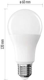 LED žiarovka EMOS Classic, 13 W, 1521lm, E27, neutrálna biela, 3 ks 

 obrázok produktu 13 z 14