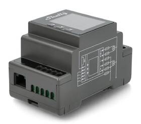 Modul Shelly Pro Dual Cover PM, roletový na DIN lištu, Wi-Fi, LAN sivý

 obrázok produktu 3 z 5