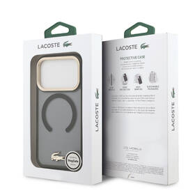 Kryt na mobil Lacoste Frosted Finish Gold Logo MagSafe na Apple iPhone 17 Pro čierny

 obrázok produktu 7 z 7