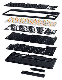 Klávesnica Razer BlackWidow V4 Low-profile Tenkeyless HyperSpeed (Yellow  Switch), US layout čierna

 obrázok produktu 7 z 16