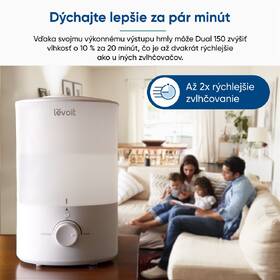 Zvlhčovač vzduchu Levoit DUAL 150 biely

 obrázok produktu 2 z 8