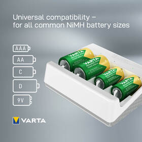 Nabíjačka Varta Universal Charger (bez batérií) 

 obrázok produktu 15 z 17