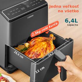 Fritéza teplovzdušná COSORI Dual Blaze Smart 6,4 l čierna

 obrázok produktu 8 z 11
