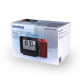 Budík GARNI GARNI 140 čierny/červený

 obrázok produktu 7 z 7