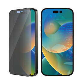 Tvrdené sklo PanzerGlass Privacy na Apple iPhone 14 Pro s inštalačným rámčekom 

 obrázok produktu 1 z 6
