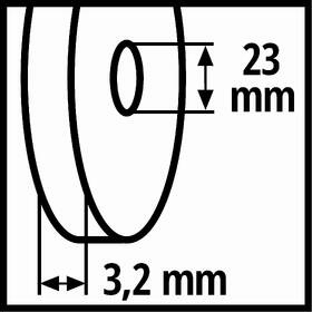 Brúsny kotúč Einhell 100g, Ø108x23x3.2mm k GC-CS 85 E 4500076 

 obrázok produktu 3 z 4