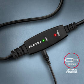 Kábel Axagon USB 2.0 A-M -> B-M aktívny prepojovací kábel, 10m čierna

 obrázok produktu 5 z 5