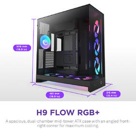 Case NZXT H9 Flow RGB+ čierna

 obrázok produktu 1 z 8