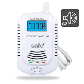 Detektor plynov Safe 808 COM Kombinovaný detektor CO a výbušných plynov 

 obrázok produktu 1 z 2