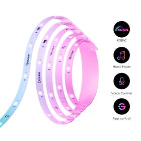 LED pásik Govee Smart PRO, Matter WiFi RGBICW, 3 m biely

 obrázok produktu 2 z 7