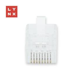 Koncovka Lynx UTP Cat5e, 50µ, 100ks priehľadná

 obrázok produktu 1 z 1