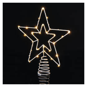Spojovacia reťaz EMOS 30 LED Standard spojovacia vianočná hviezda, 28,5 cm, vonkajšia aj vnútorná, teplá biela, časovač 

 obrázok produktu 9 z 10