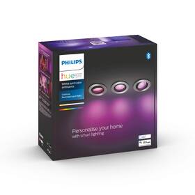 Vstavané svietidlo Philips Hue Centúra okrúhle 3ks hliník

 obrázok produktu 4 z 4