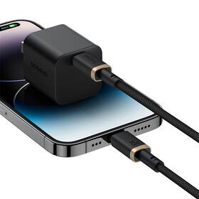 Kábel Baseus Dura USB-C/Lightning, 20W, 2m čierny/zlatý

 obrázok produktu 4 z 16