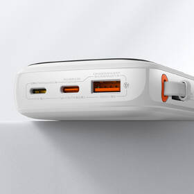 Powerbank Baseus Qpow Pro 10000mAh, 20W, s káblom Lightning biely

 obrázok produktu 7 z 17
