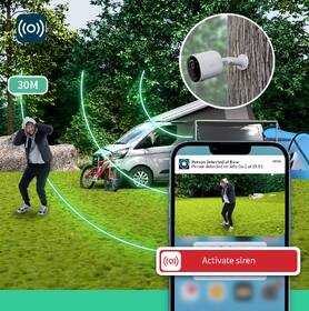 IP kamera Arlo Go 2 3G/4G SIM Outdoor biela

 obrázok produktu 12 z 15