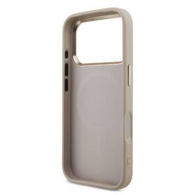 Kryt na mobil Guess 4G Strass Triangle Logo Gold Frame MagSafe na Apple iPhone 18 Pro ružový

 obrázok produktu 4 z 6