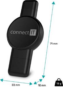 Bezdrôtová nabíjačka Connect IT WatchTravelCharge čierna

 obrázok produktu 3 z 4