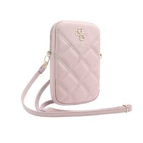 Taštička cez rameno Guess PU Quilted 4G Metal Logo ružová

 obrázok produktu 1 z 4