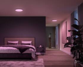 LED stropné svietidlo Philips Surimu Hue Panel, 60W, 39,5 cm, White and Color Ambiance biele

 obrázok produktu 3 z 4