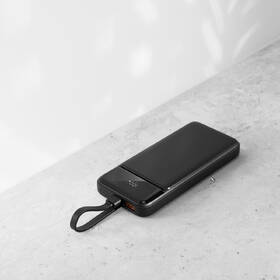 Powerbank Spello by Epico ForcePack 10000mAh, s integrovanými káblami SP11 čierna

 obrázok produktu 2 z 4