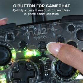 Gamepad Turtle Beach Afterglow Wired RGB, NS2 priehľadný

 obrázok produktu 12 z 14