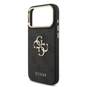 Kryt na mobil Guess 4G Metal Logo Gold Frame na Apple iPhone 18 Pro čierny

 obrázok produktu 3 z 6