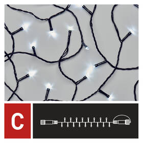 Spojovacia reťaz EMOS 100 LED Standard, 10 m, vonkajšia aj vnútorná, studená biela, časovač 

 obrázok produktu 2 z 9