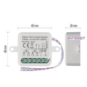 Modul EMOS GoSmart motorický IP-2122CZ, ZigBee, 2-kanálový 

 obrázok produktu 7 z 18
