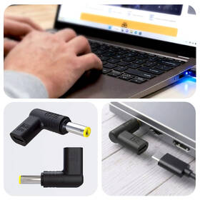 Sieťový adaptér 3mk HARDY - IBM/Len/As/To/Ac/Cq/HP/Dell 20V USB-C/DC 5,5 × 2,5 mm čierny

 obrázok produktu 3 z 8