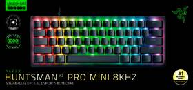Klávesnica Razer Huntsman V3 Pro Mini 8KHz, US Layout čierna

 obrázok produktu 7 z 14