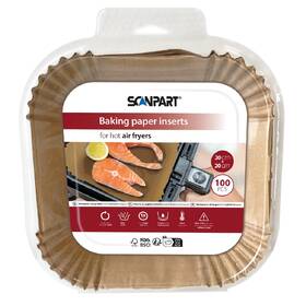 Papierové formy Scanpart SCA2910070005, 20x20 cm (100 ks) hnedá

 obrázok produktu 1 z 1