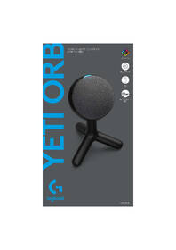 Mikrofón Logitech Yeti Orb RGB s LIGHTSYNC, USB čierny

 obrázok produktu 4 z 4